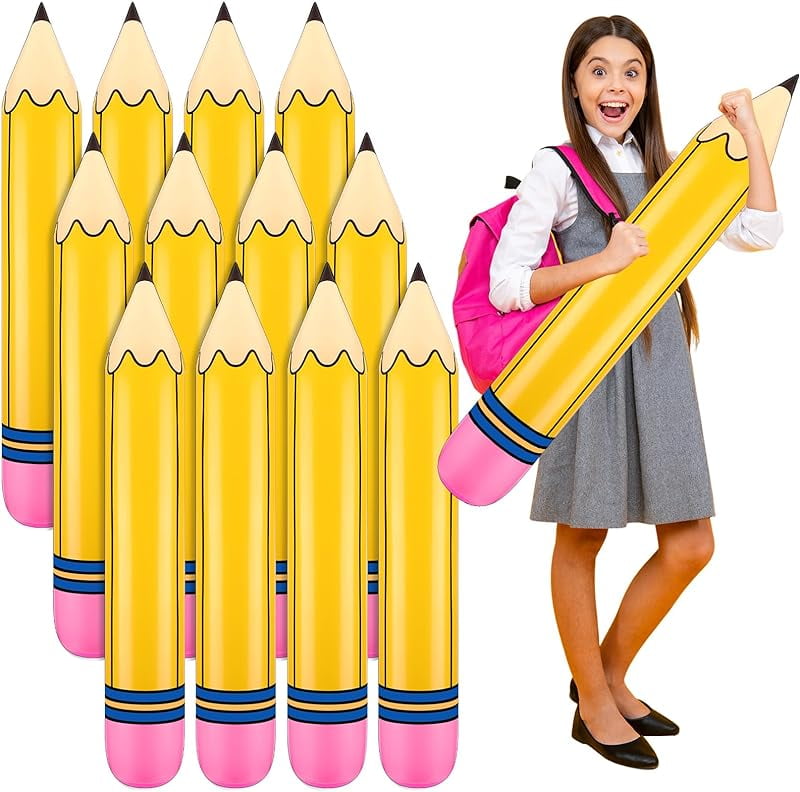 12 Pcs Giant Large Inflatable Balloon Birthday Party Favor Blow up Balloon Hanging Classroom