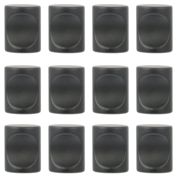 12 Pcs Gold Drawer Pulls Knobs Thumb Single Hole Handle Kitchen Door Cylinder Silver Dresser Cabinet Handles