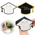 thumbnail image 1 of 12 Pcs Graduation Hat Advice Cards for The Graduate 2026 Congrats Decorations, Double-sided Hat Shape Advice Cards for College Graduation Party Games and Party Favor Supplies, 1 of 9
