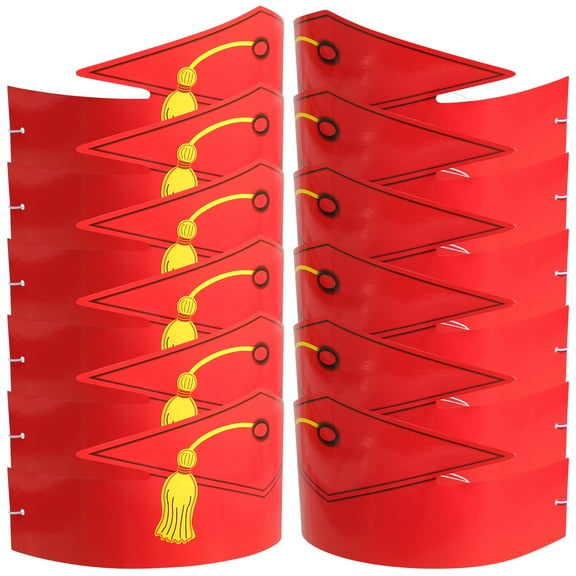 12 Pcs Graduation PhD Paper Cap Has DIY Graduation Caps DIY Graduation Hat Kid Crafts Paper Hats Child