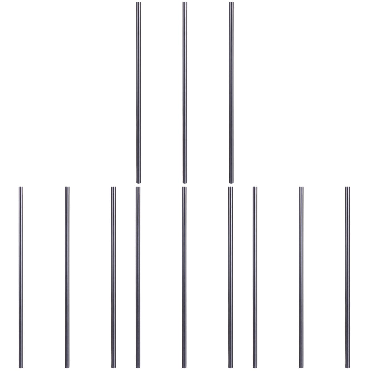 12 Pcs  Graphite Stir Sticks Graphite Stir Rod Mixing Stirring Rod for Melting Metals