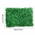 12 Pcs Green Fence Panel Grass Artificial Boxwood Hedge Wall Panels for