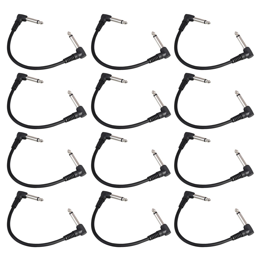 12 Pcs Guitar Audio Wire Musical Instruments Connection Accessory