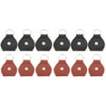 thumbnail image 1 of 12 Pcs Guitar Picks Set with Keychain Bag, Ukulele Picks, Zinc Alloy Button Accessories for Musicians, 1 of 6