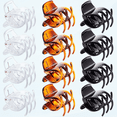 thumbnail image 1 of 12 Pcs Hair Claw Clips, 1.3 Inch Medium Hair Clips No-Slip Grip Jaw Clips Claw Clips for Women and Girls (Black, Brown,Clear), 1 of 5