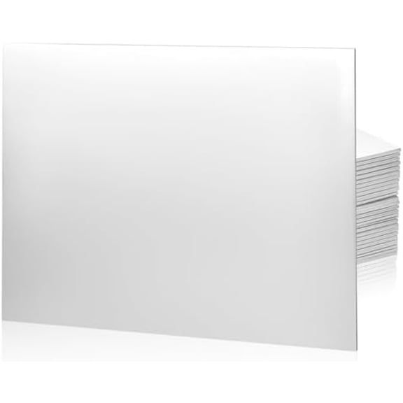 12 Pcs Half Sheet Rectangle Cake Drum Board Greaseproof Rectangle Cake Boards 1/4 Inch Thick Foil Corrugated Plate Drum Base for Desserts Display (17 x 25 Inch,White)