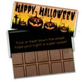 thumbnail image 1 of 12 Pcs Halloween Candy Party Favors in Bulk Wrapped Belgian Chocolate Bars - Pumpkins, 1 of 3