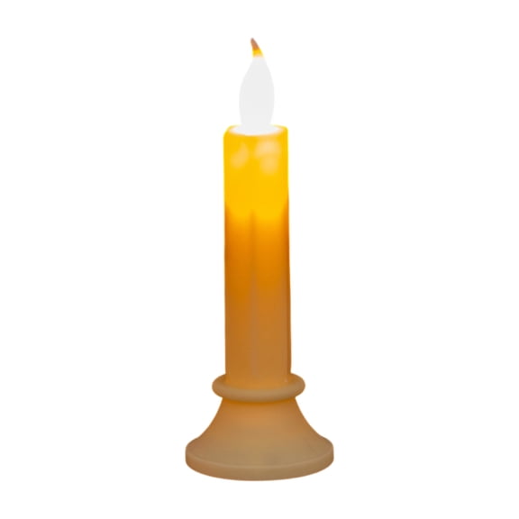 12 Pcs Halloween Flameless Candles, 6 X 2 Inch Battery Operated Taper Candles Flickering Flame, Led Halloween Lights for Indoor Table and Window Decor