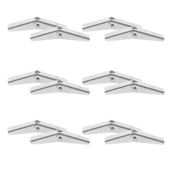 12 Pcs Hardware Bolts Toggle Wing Nut Toggle Bolt Wings for Drywall Wall Anchors