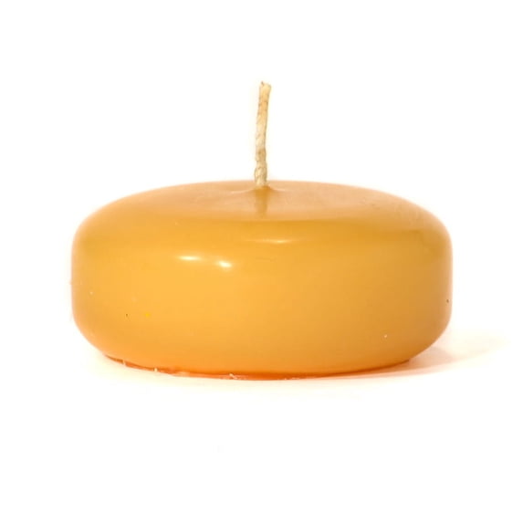 12 Pcs Harvest Floating Candles Large Disk 3 in. diameter x 1.25 in. tall