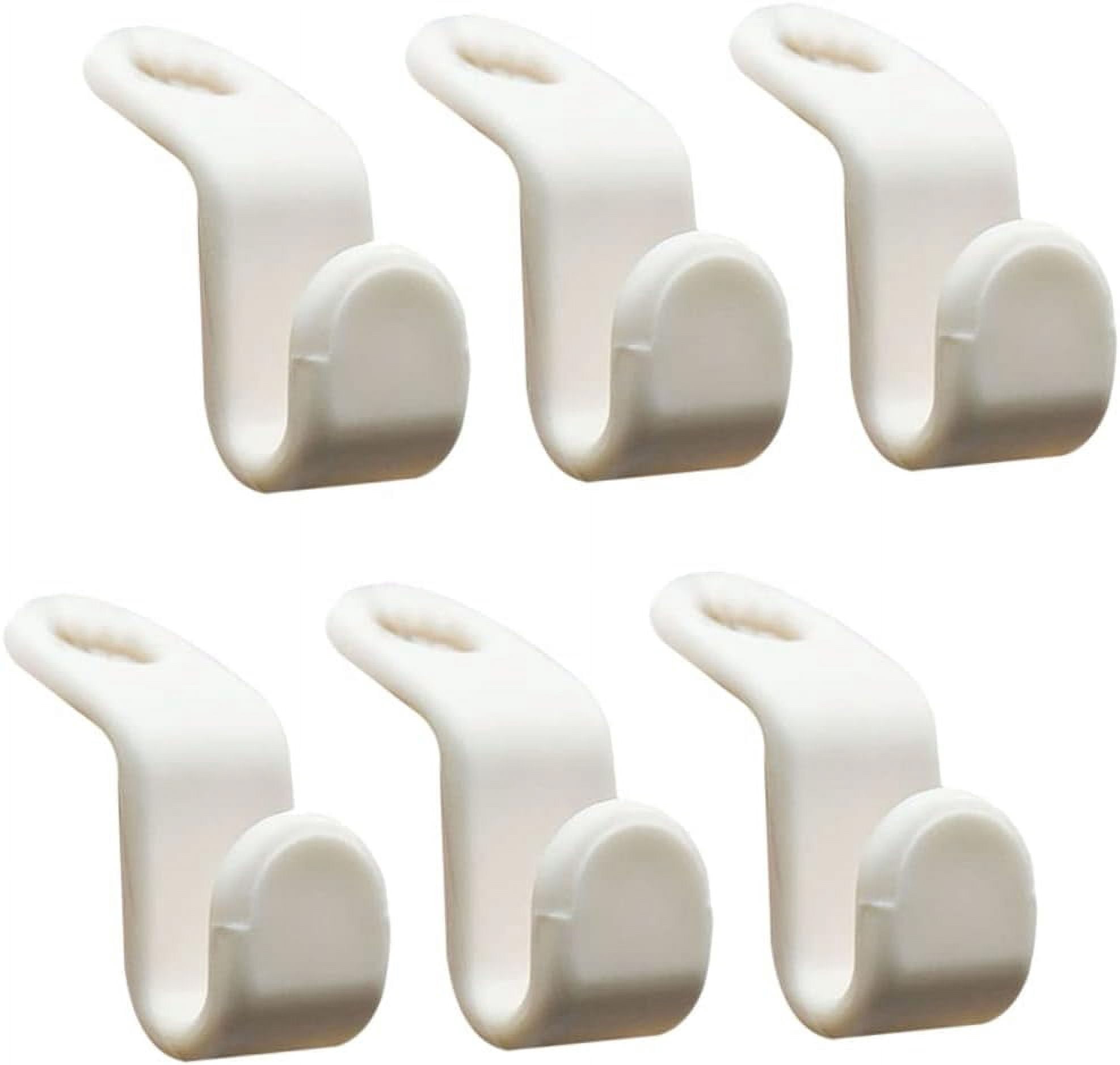Uxcell Over The Door Hooks - 16 Pack Carbon Steel Single Hooks, Red, 2.56" H, No Drill Needed