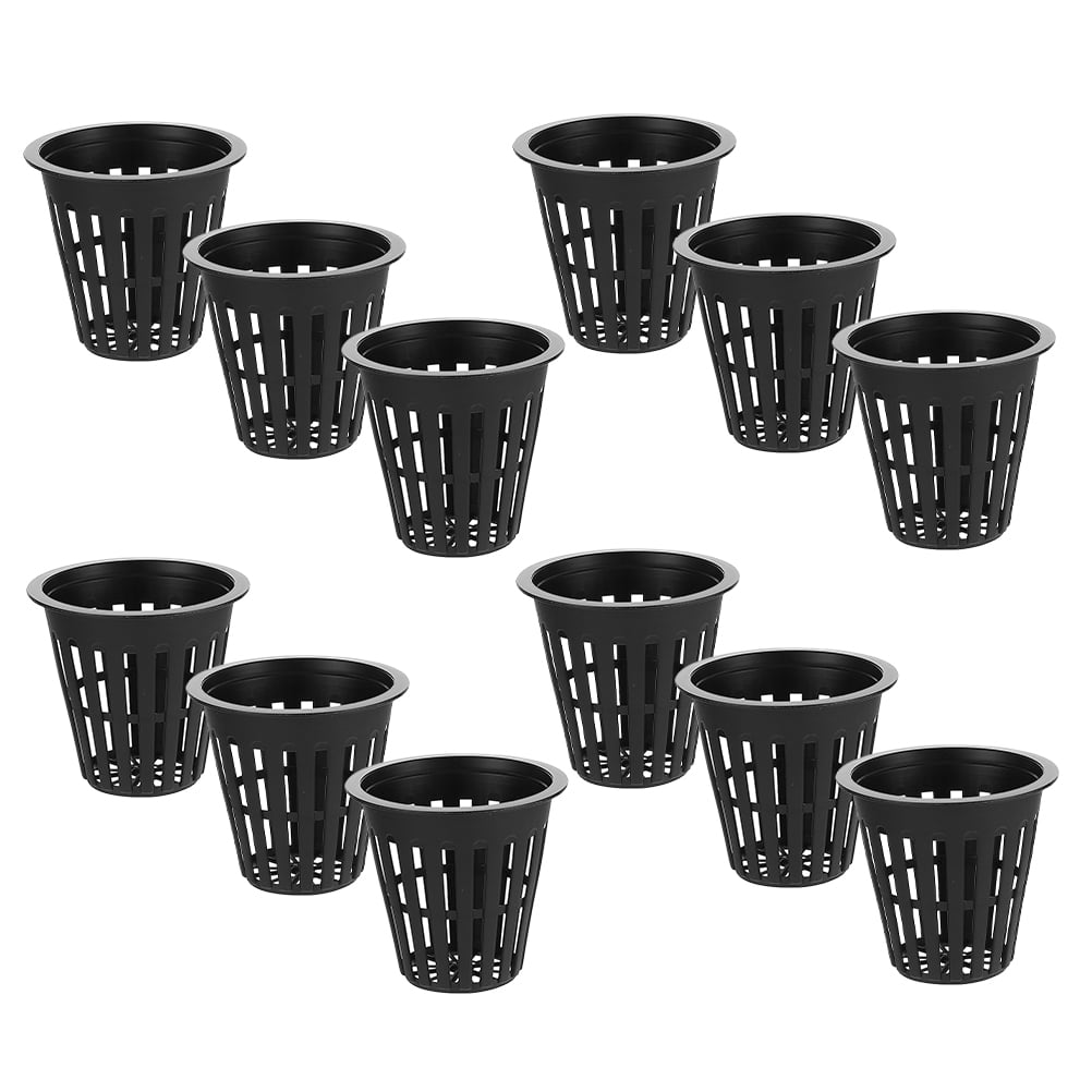 Zelfbewatering Plantenpot 76 Stück Hydrokultur Pflanzen Net Kit -20 Stück 2inch (5cm)-Topfbecher Hydrocultuur Netpotten Set