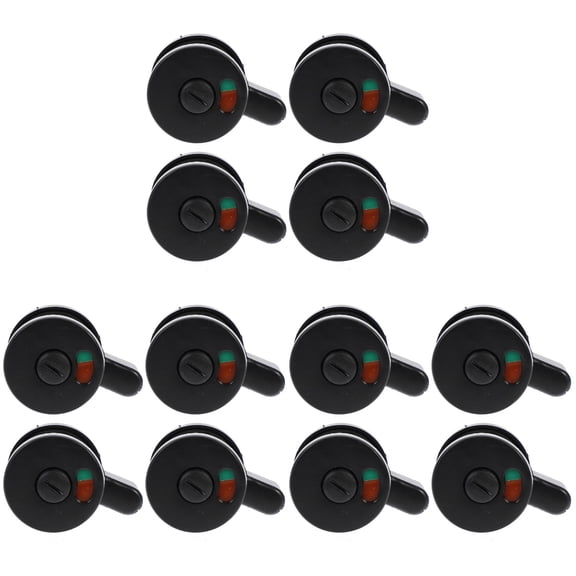 12 Pcs Indicating Door Lock Door Locks Occupied Door Lock Deadbolt Cover Public Toilet Indicator Lock