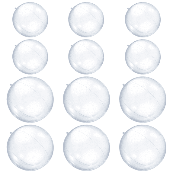 12-Pack Transparent Inflatable Beach Ball Set — A Fun Choice for the Beach and Poolside