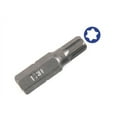 thumbnail image 1 of 12 Pcs, Ins37153 Uncoated Torx Insert Bit With 1/4" Hex Shank, Size: T-8, Overall Length: 1", 1 of 1