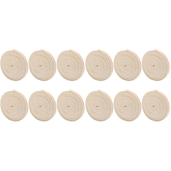 12 Pcs Kerosene Lamp Wick Citronella Candles Outdoor Lantern Household Oil Wicks Supply Cuttable Cotton
