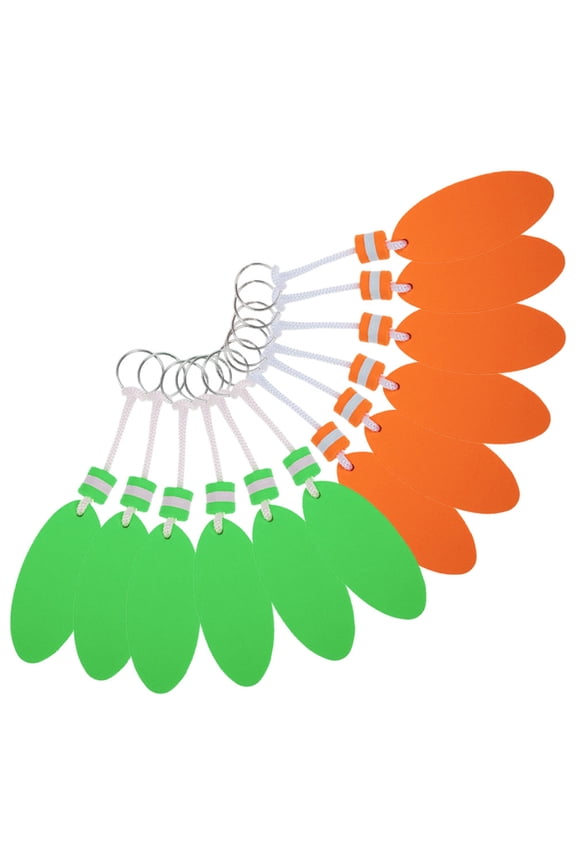 12 Pcs Key Fob Rings Floating Charm Keychain Boat Chains for Boats Decor Surfing Keychains