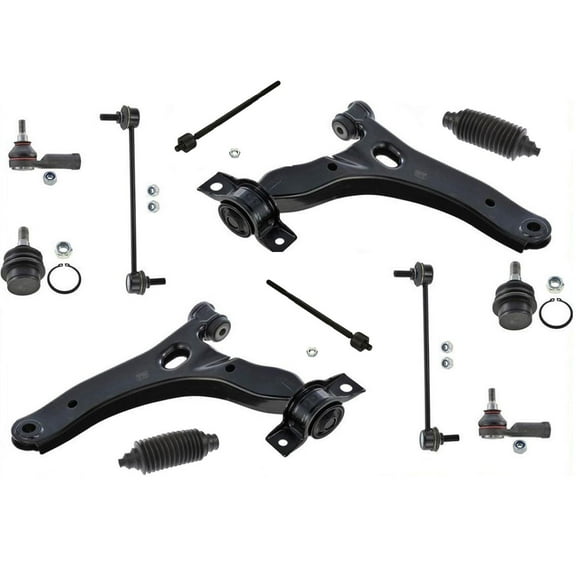 12 Pcs Kit Front Lower Ball Joint & Control Arms For 10-13 Ford Transit Connect