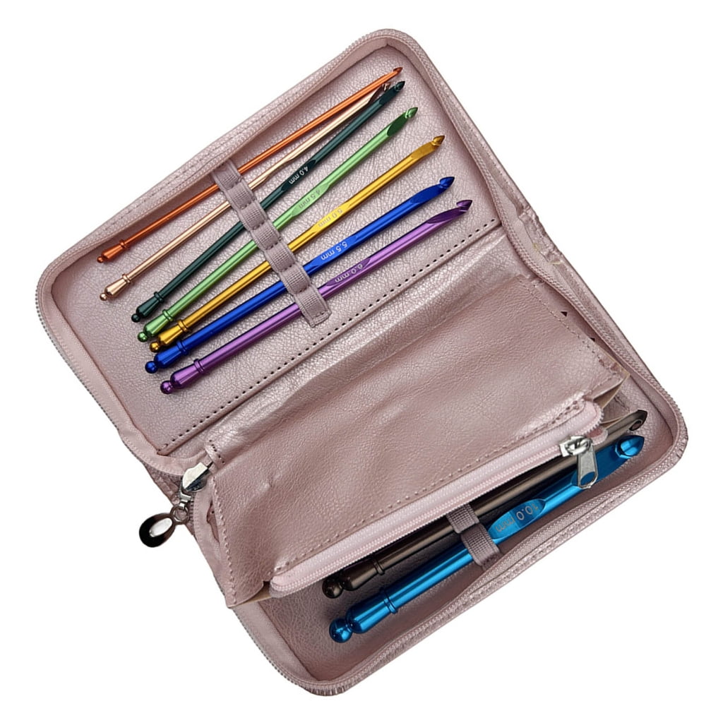 12 Pcs Knitting Needle Colourful Crochet Hook Set 3.0mm-10.0mm Crochet Needle for Crocheting Knitting for Handicrafts