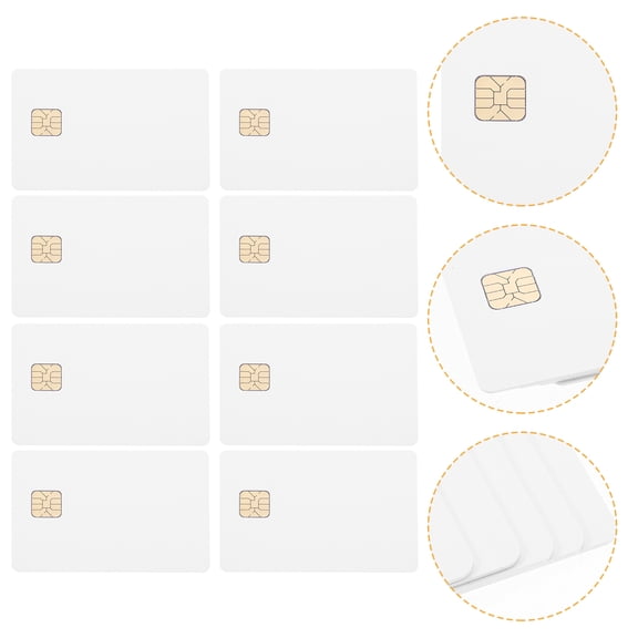 FENGGUIQU 12Pcs White Ic Cards with 16k Memory for Entry and