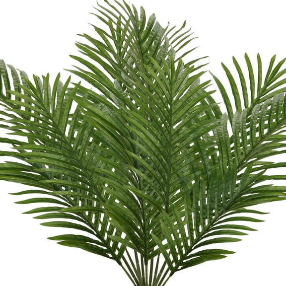 12 Pcs Large Artificial Palm Leaves long Stem Palm Tree Leaves for Floral Arrangement in Vase Wedding Holiday Home Decor Greenery Fake Plants