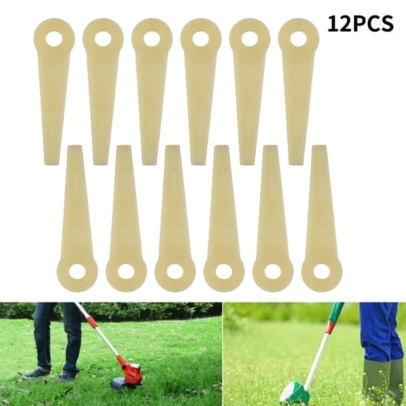 12 Pcs Lawn Mower Blades Plastic Trimmer Head For STIHL Polycut FS38 FS40 FS50 FS55 FS56 R-CE Grass Trimmer Blades Garden Tools