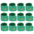 thumbnail image 1 of 12 Pcs Leather Napkin Rings Rustic Table Decor Thanksgiving Green, 1 of 6