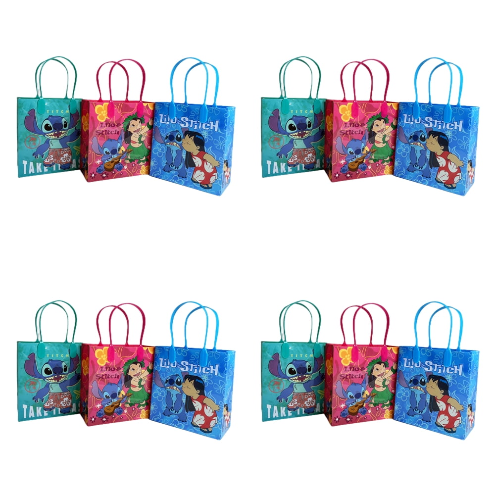 12 Pcs Lilo and Stitch Party Favor Goodie Bags, Lilo and Stitch Party Gift  Bags for Birthday, Stitch Party Favor Bags
