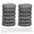 thumbnail image 1 of 12 Pcs Lint Traps For Washing Machine Hose Stainless Steel Lint Trap D, 1 of 6
