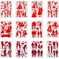 thumbnail image 1 of 12 Pcs Love Stencils Drawing Painting Templates Sets 8.3x11.7inch Plastic Valentine's Day Drawing Painting Stencils Romantic Love Template Sets for Painting on Wood Floor Wall and Tile, 1 of 7