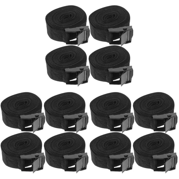 12 Pcs Luggage Straps Roof Rack Strap Buckle Tie Down Strap Surfboard Strap for Roof Rack