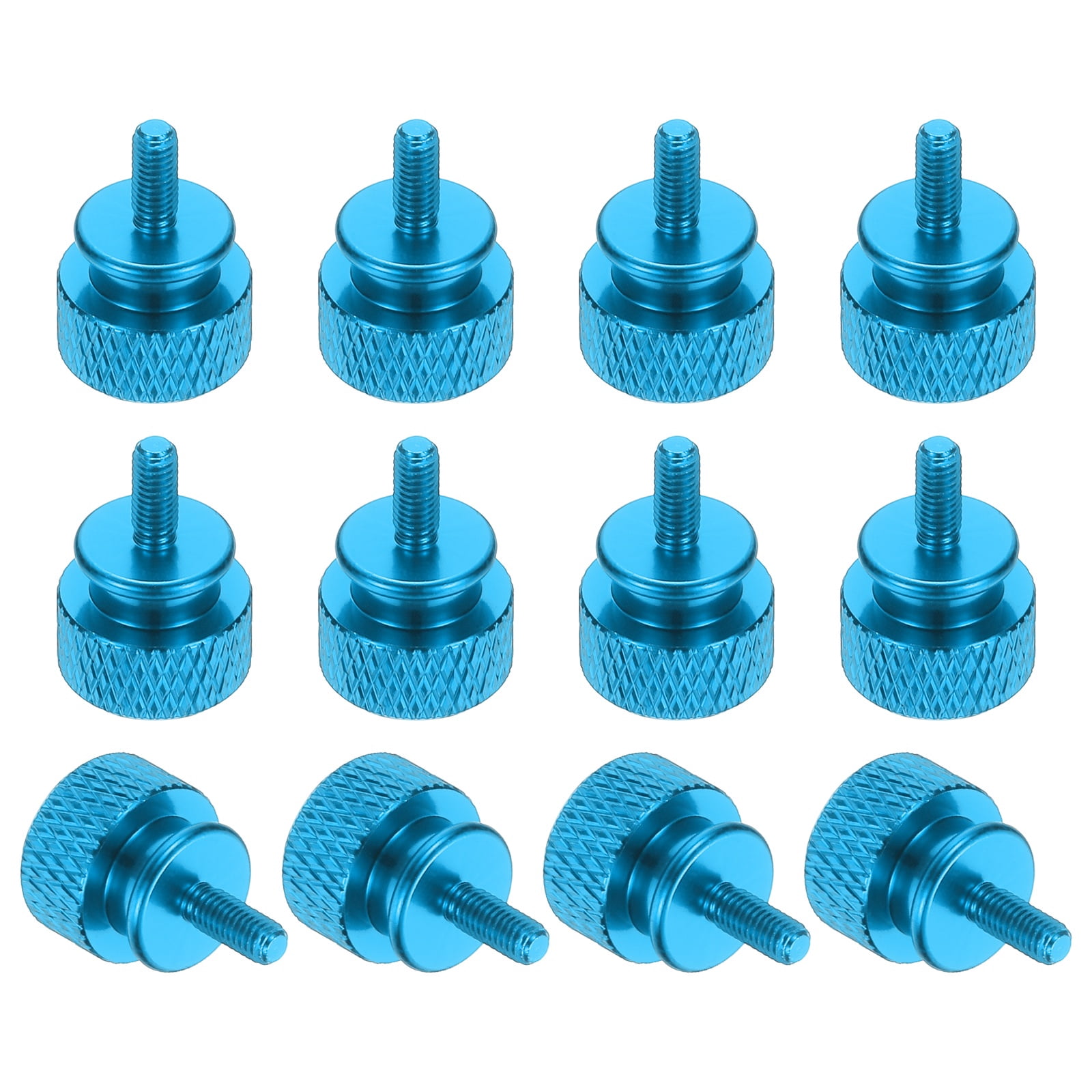 12 Pcs M3*0.5 Knurled Thumb Screw Computer Case Threaded Hand Tighten ...