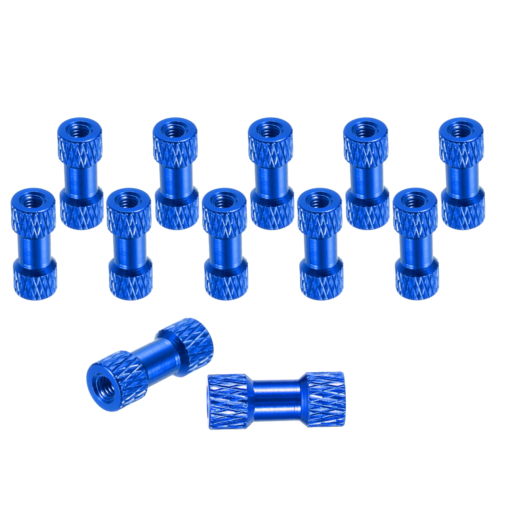 12 Pcs M3 X 40mm Knurled Aluminum Standoff Double-Head Spacer Column For FPV Drone RC Airplane Racing Car Simracing Green 6 thumbnail image