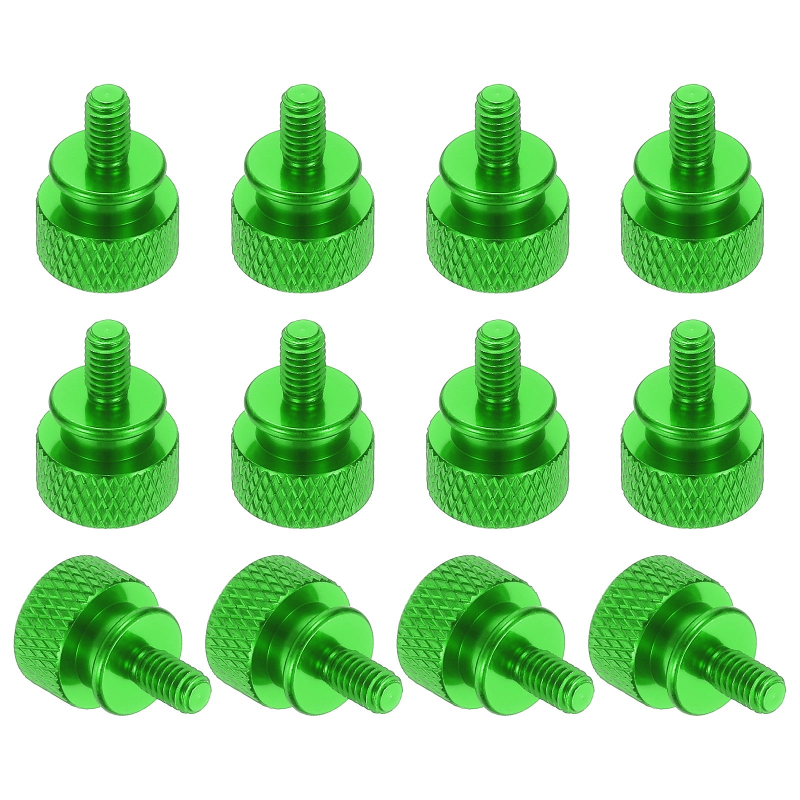 12 Pcs M4*0.7 Knurled Thumb Screw Computer Case Threaded Hand Tighten ...