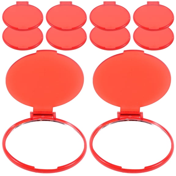12 Pcs Makeup Pocket Mirror Compact for Purse Light Portable Travel Vanity Mini Girls