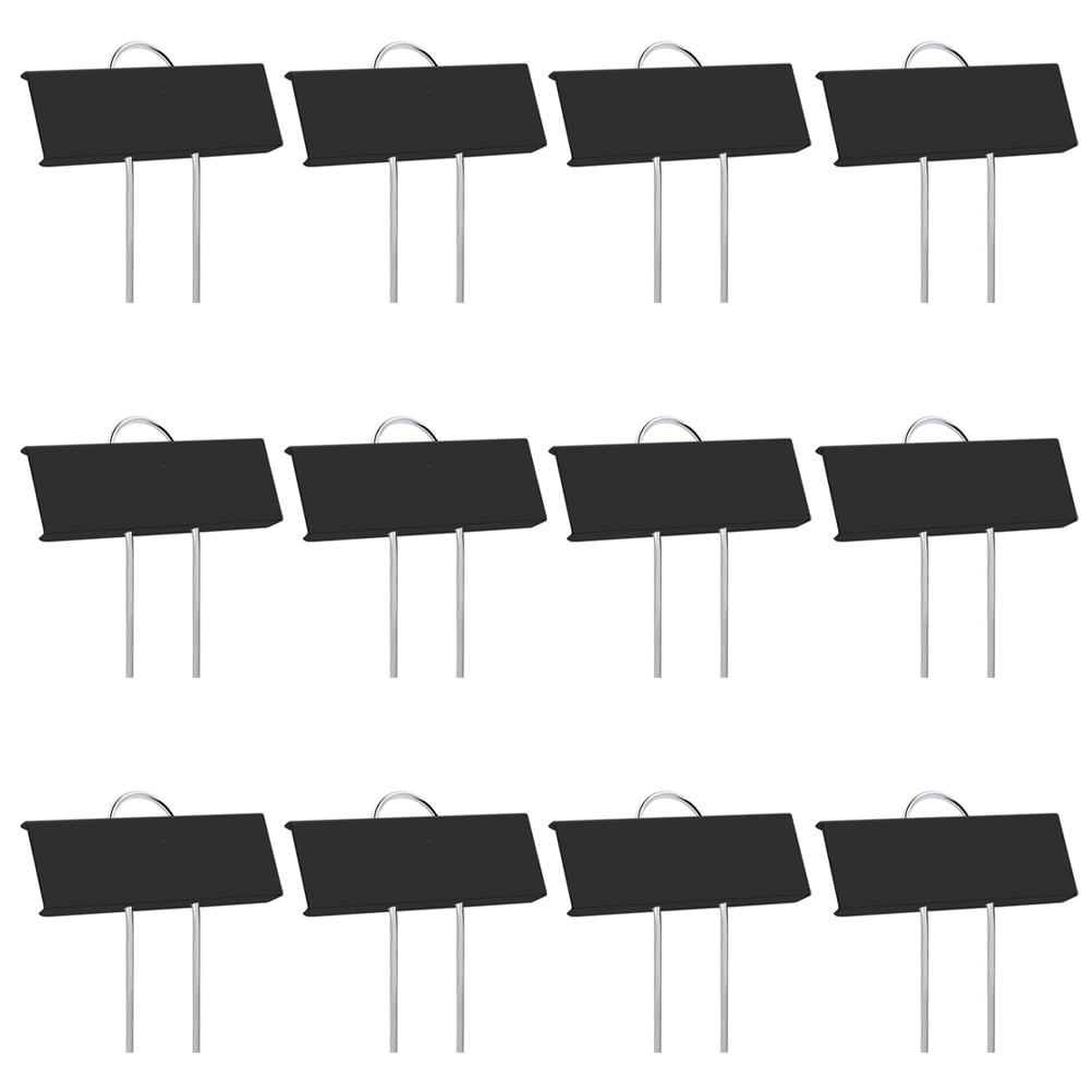 Bucherry 12 Pcs Stainless Steel Herb Markers - Spoon Shaped Plant Labels For Garden, 6.8 X 1.4 Inch