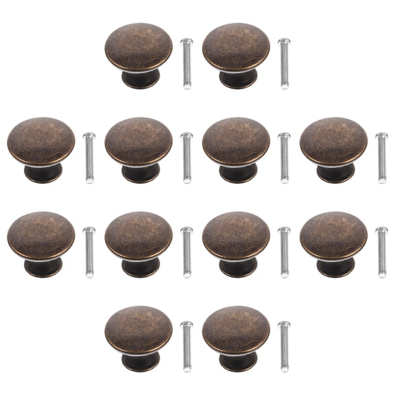 12 Pcs Metal Pulls Handle Replacement Parts for Cabinet Drawers Doors Knob