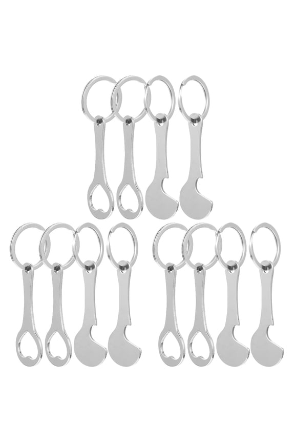 12 Pcs  Metal Trolley Tokens Convenient Trolley Tokens Hanging Trolley Tokens Small Trolley Tokens