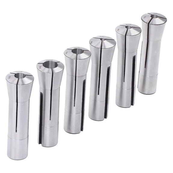 12 Pcs Metric R8 Collet Set 3mm to 22 mm High Precision Fractional for Milling Lathe