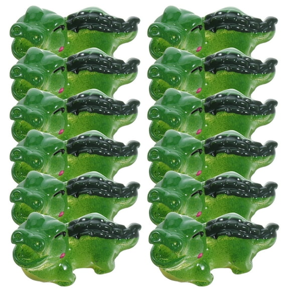 12 Pcs Mini Animal Model Crocodile Toy Lizard Frogs Animals
