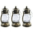 thumbnail image 1 of 12 Pcs Mini Lantern Decorative with LED Candle Vintage Lantern Hanging Candle Lanterns Battery Operated Lantern Copper, 1 of 8