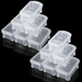 thumbnail image 1 of 12 Pcs Mini Plastic Boxes, Small Clear Storage Containers with Locking Lids, Clear Plastic Organizers for Crafts, Stationery, Jewelry, Sewing, Multipurpose Cases for Accessories, 1 of 7