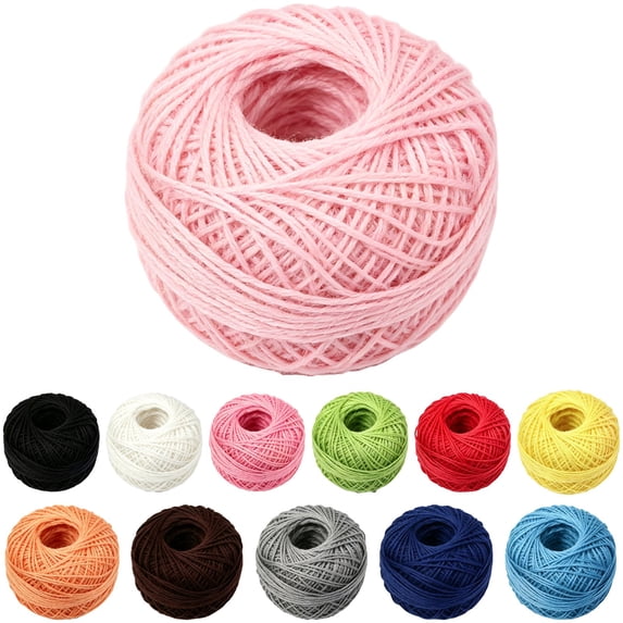 Threadin Sewing 12 Pcs Multicolor Embroidery Thread Set, Rayon Thread Crochet Balls ...