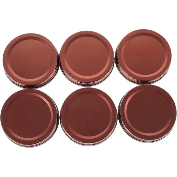 12-Pack Metal Canning Jar Lids Airtight Tinplate Replacement Caps for Food Preserving and Home Canning