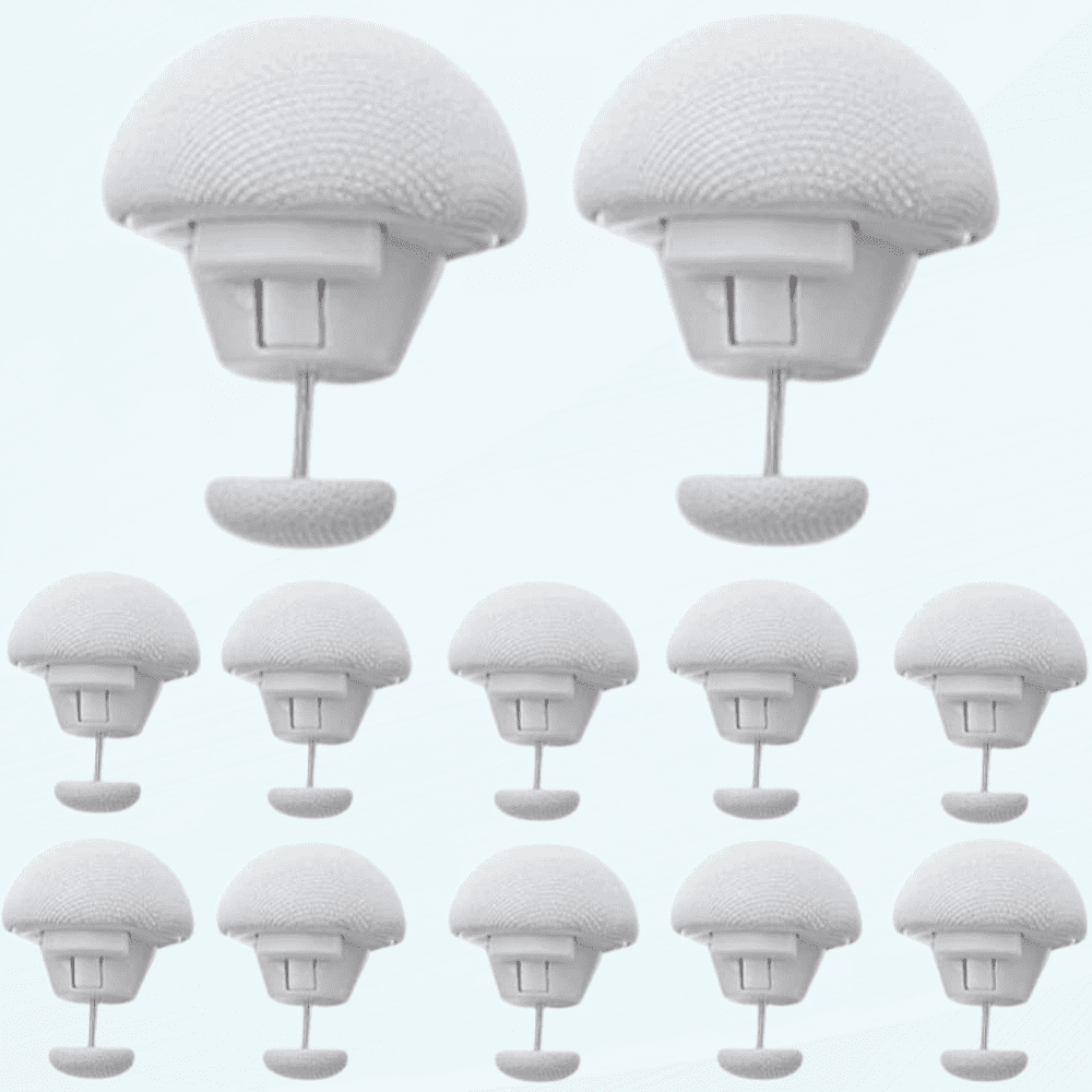 12 Pcs Mushroom Duvet Clips Non Slip Duvet Cover Holding Clips