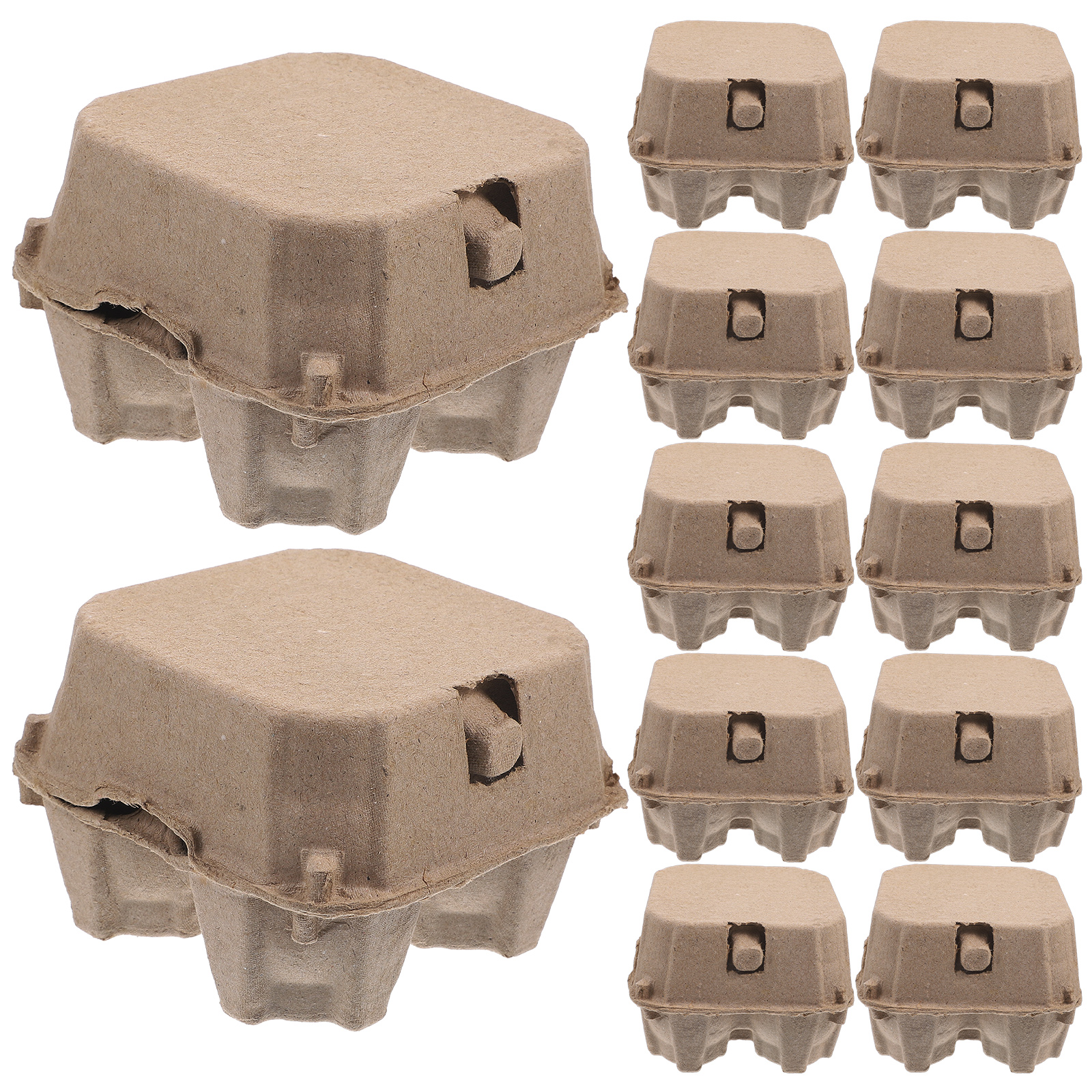 12 Pcs Native Egg Packaging Box Egg Tray Eggs Egg Holder Egg Storage