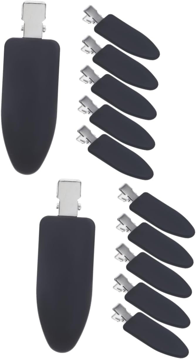 3 Styles Matte Flat Claw Clips Set Duckbill Barrettes F