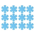 thumbnail image 1 of 12 Pcs Non Slip Bathtub Stickers – Anti Slip Shower Stickers, Snowflake Shape Cute Bathroom Floor Decals for Tub & Shower Safety(Blue,3.93"), 1 of 9
