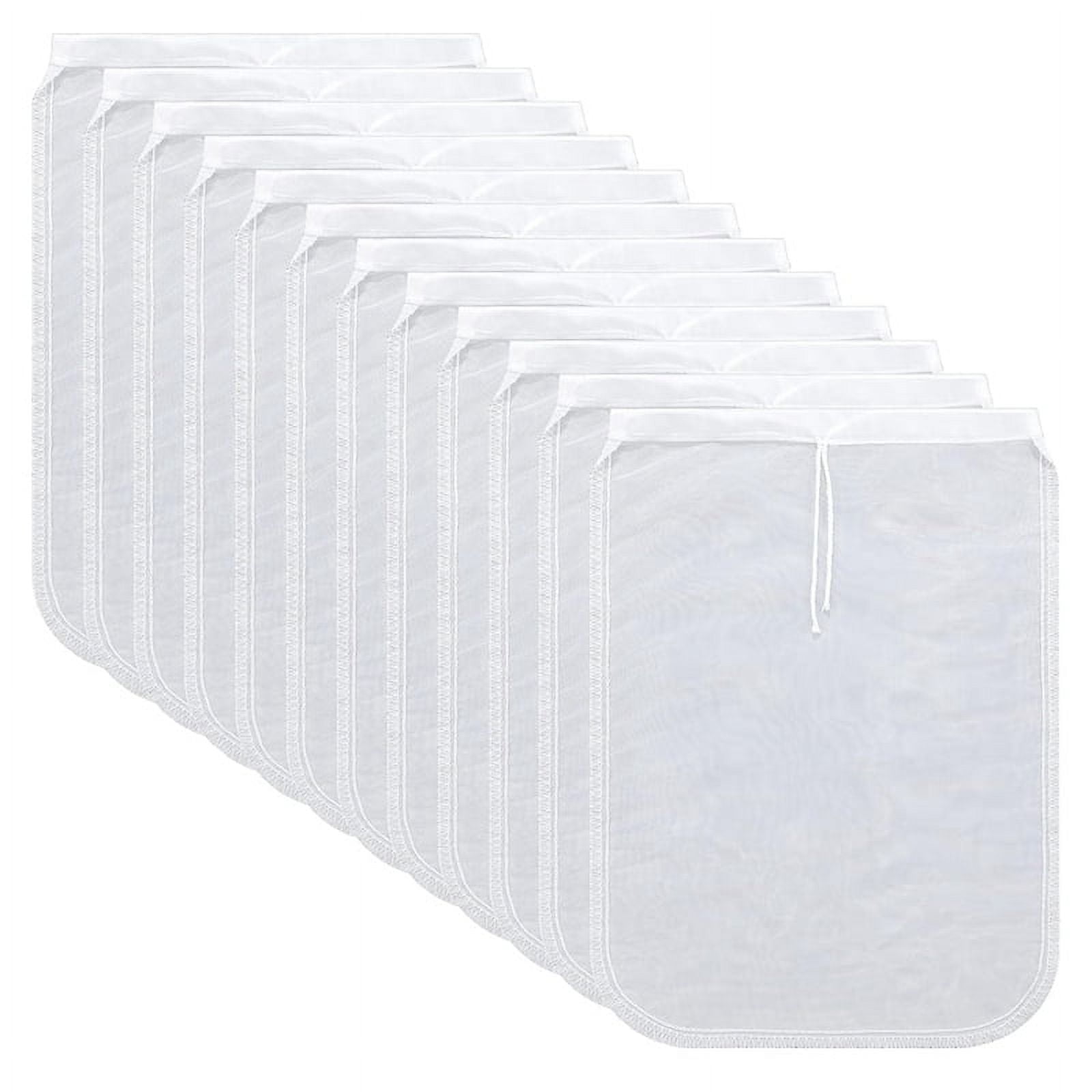12 Pcs Nut Milk Bag Reusable Food Safe Nylon Bag Strainer Nut Milk Mesh