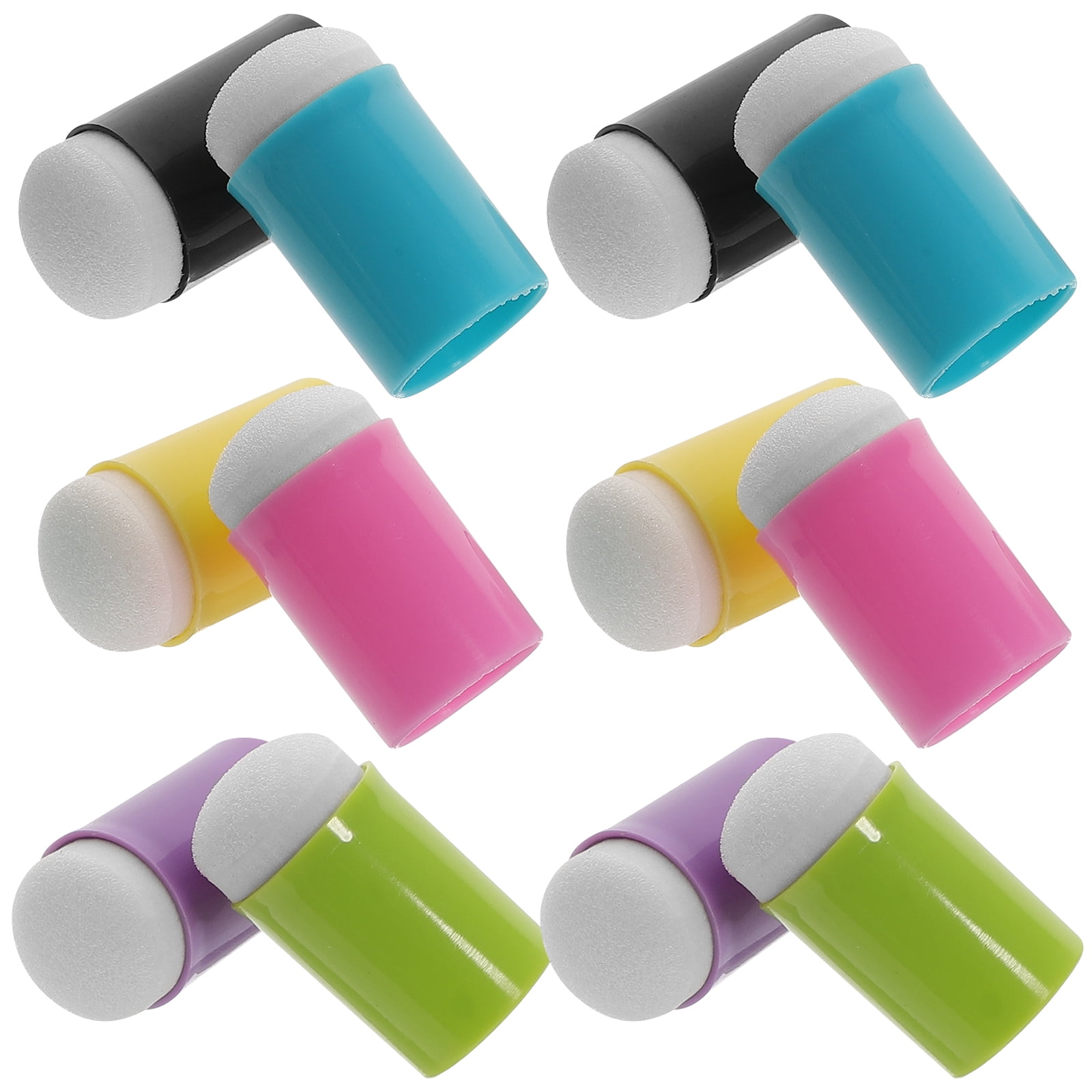 12 Pcs Oil Paint Craft Sponge Daubers Art Painting Finger Child